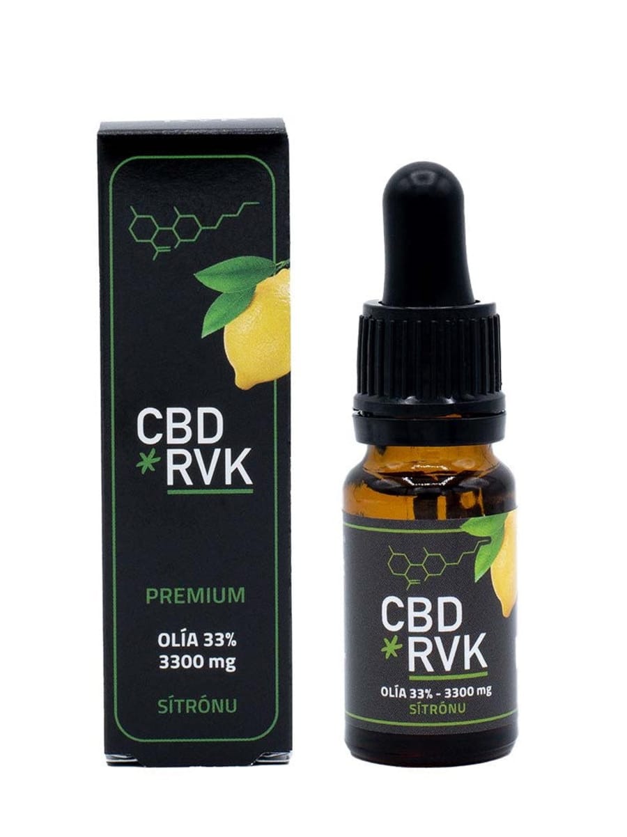 Premium CBD Olía / +33% (36%) 3300mg Sterk / 10ml / Sítrónu