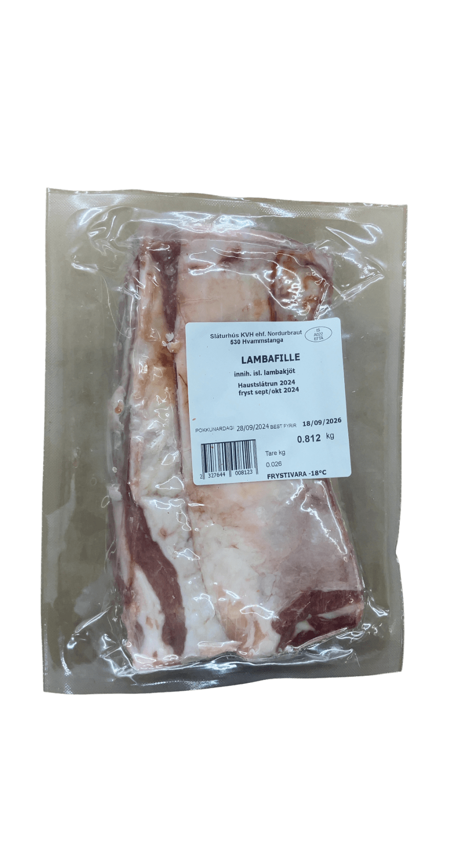 Sláturhús KVH Lambafille 812 g