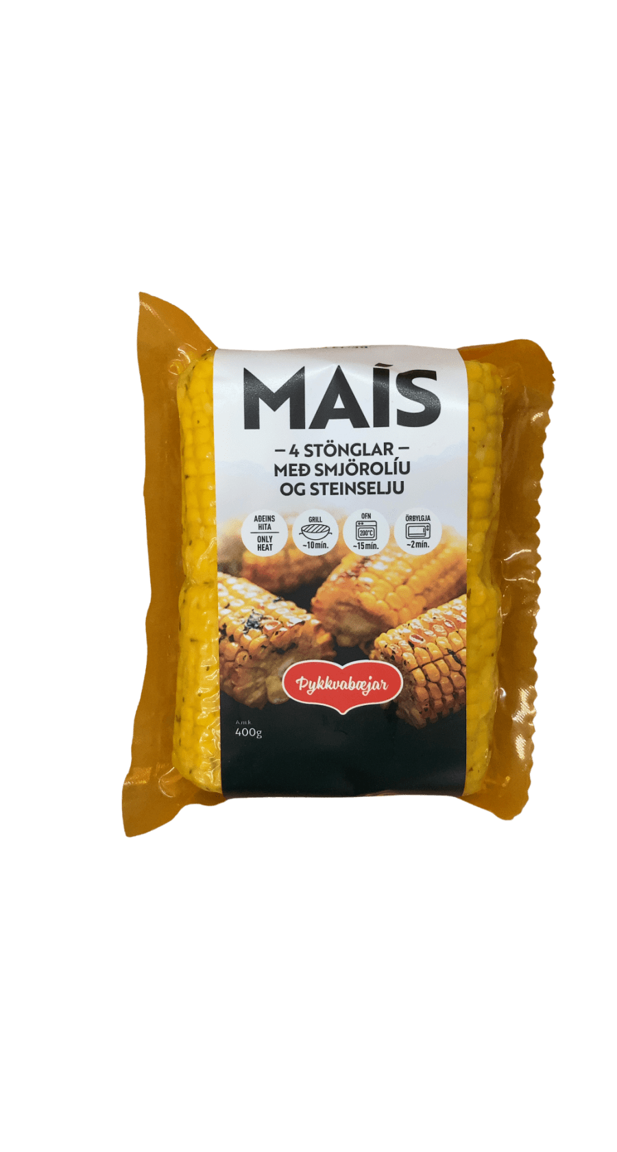 Þykkvabæjar 4 Maísstönglar með smjörolíu og steinselju 400 g