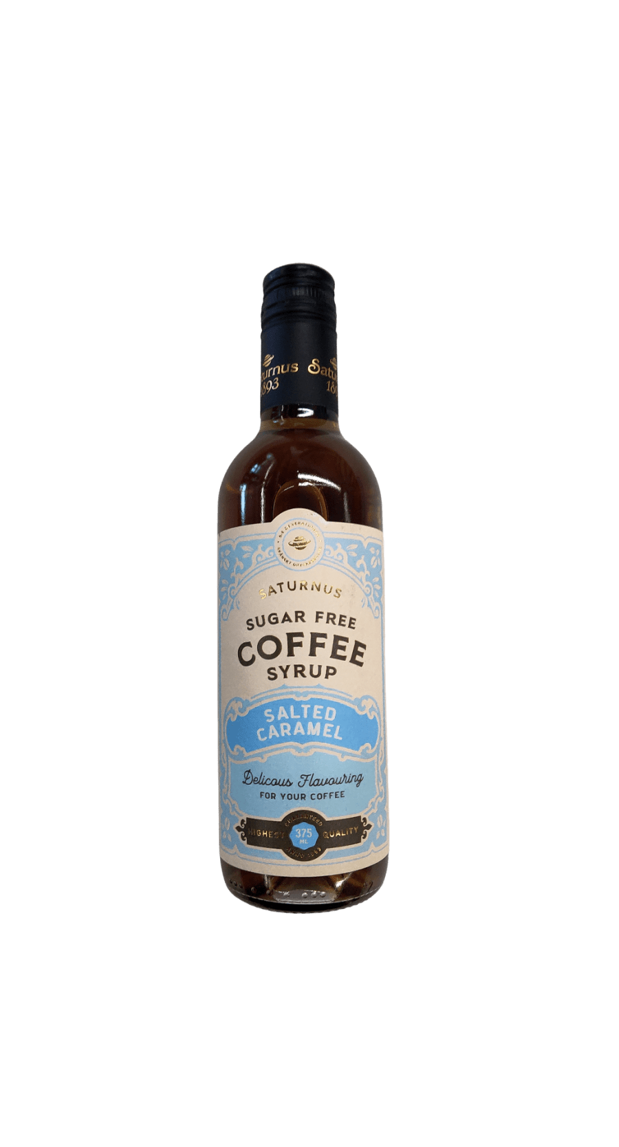 Saturnus 1893 sykurlaust kaffisíróp – söltuð karamella 375 ml