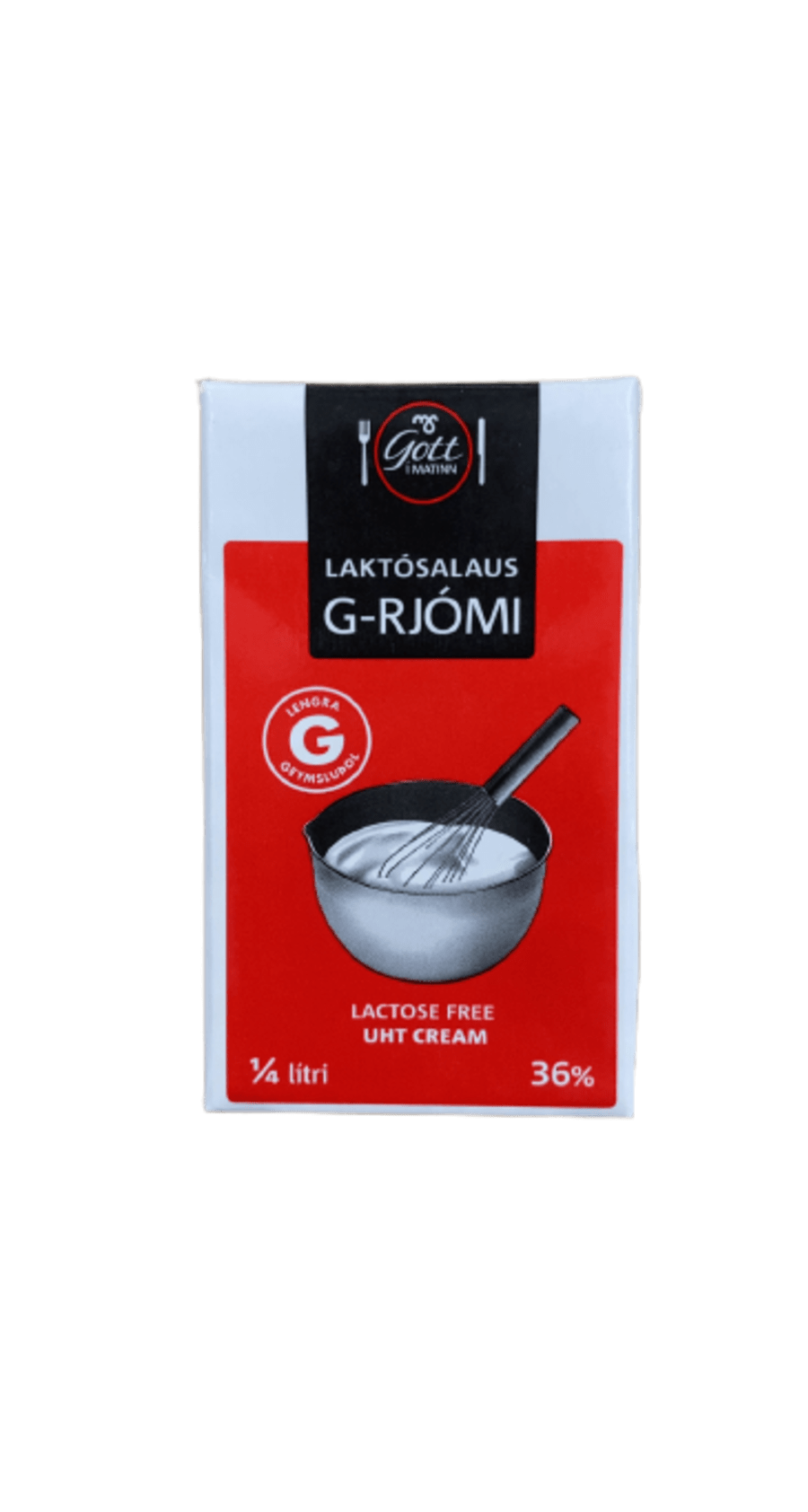 Gott í matinn Laktósalaus G-rjómi 1000 ml