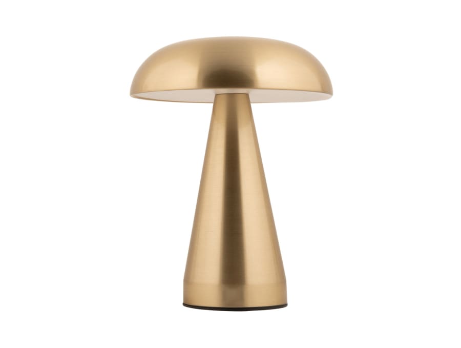Rachel Hleðsluborðlampi Brushed Gold