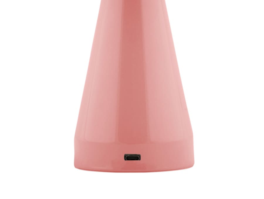 Rachel Hleðsluborðlampi Rose Tan