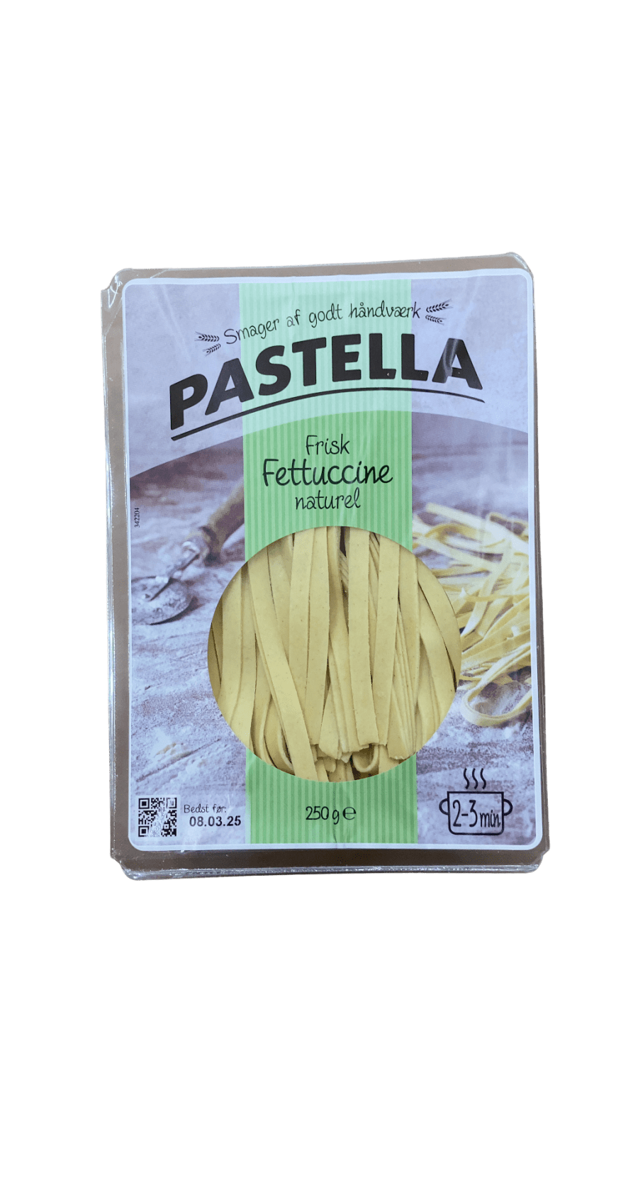 Pastella ferskt fettuccine, náttúrulegt 250 g