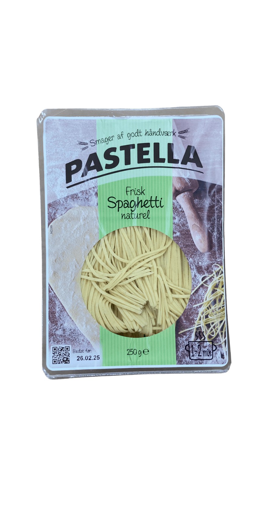 Pastella ferskt spagettí náttúrulegt 250 g