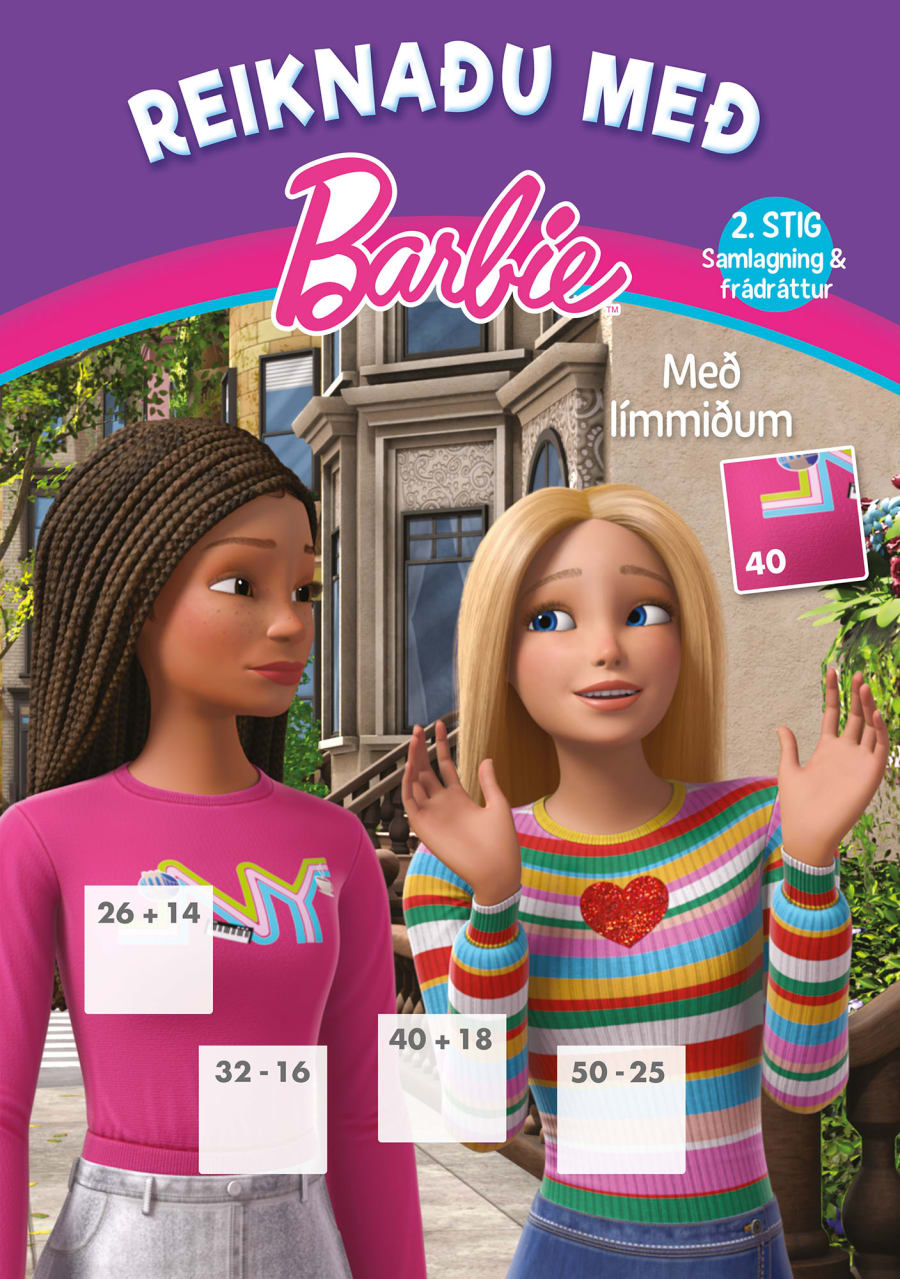 Reiknaðu með Barbie: 2. stig Samlagning & frálagning