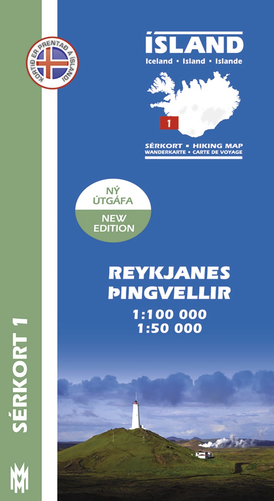 Reykjanes, Þingvellir 1:100 000 - Sérkort 1