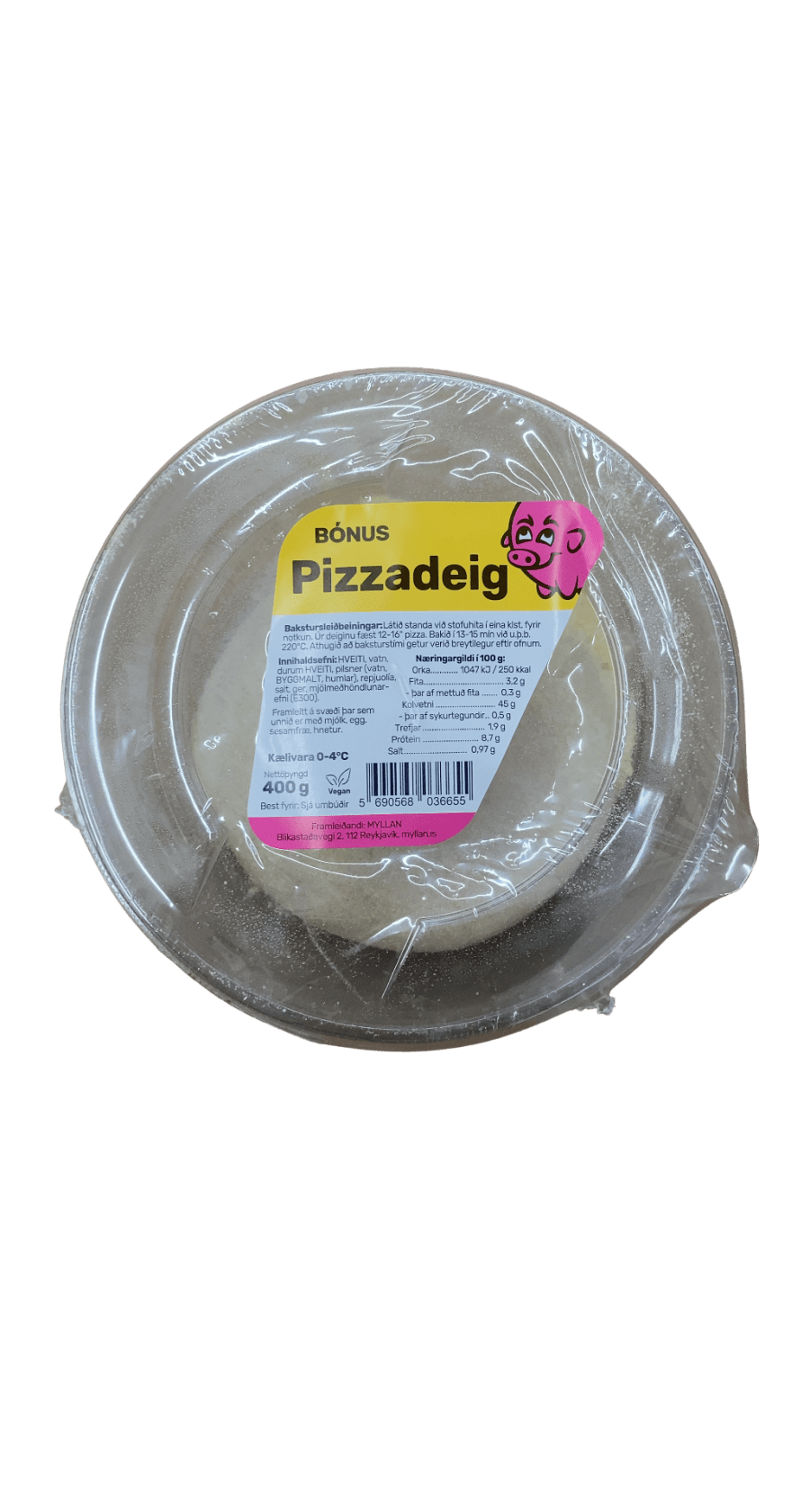 Bónus Pizzadeig 400 g