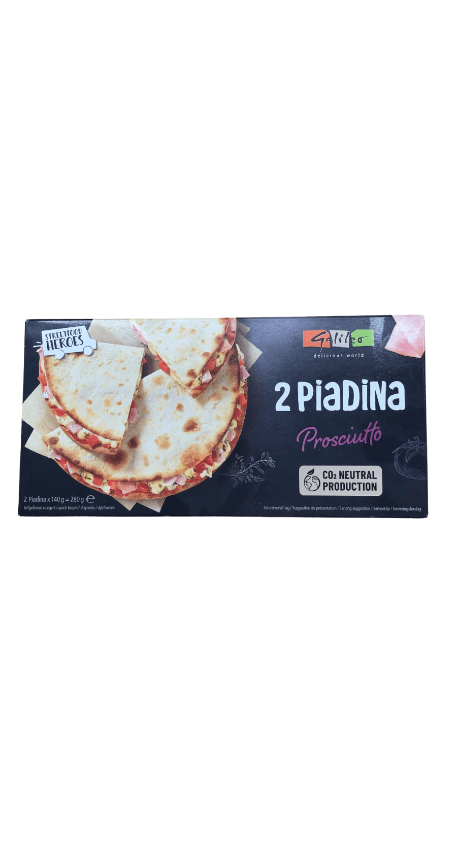 Galileo Streetfood Heroes Piadina með prosciutto (280 g)