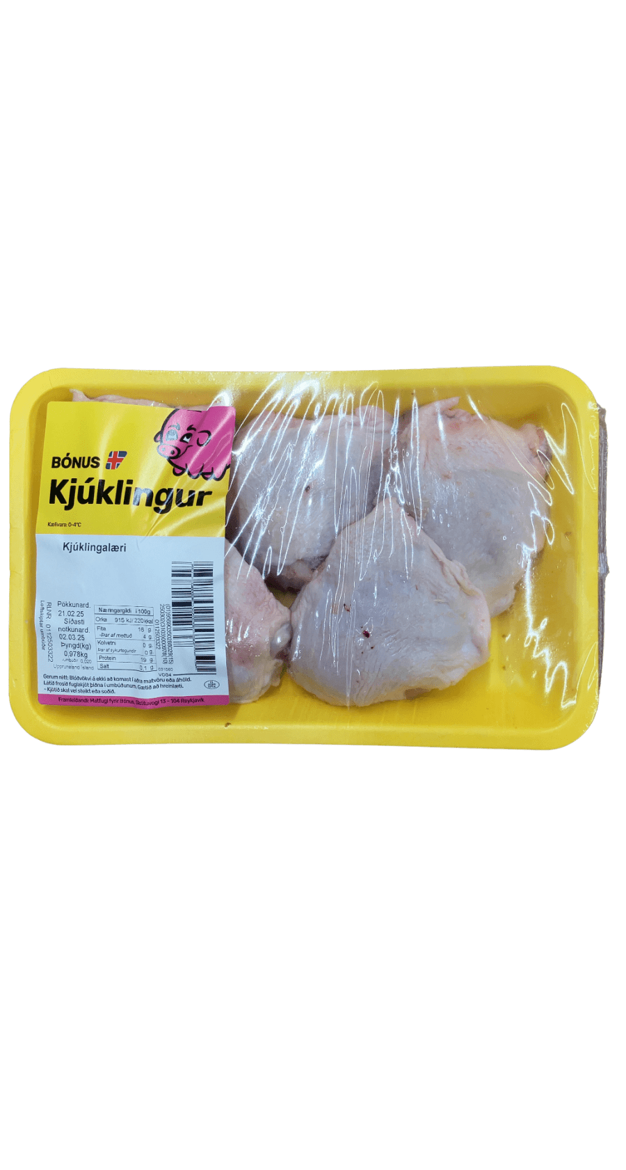 Bónus Kjúklingalæri 978 g