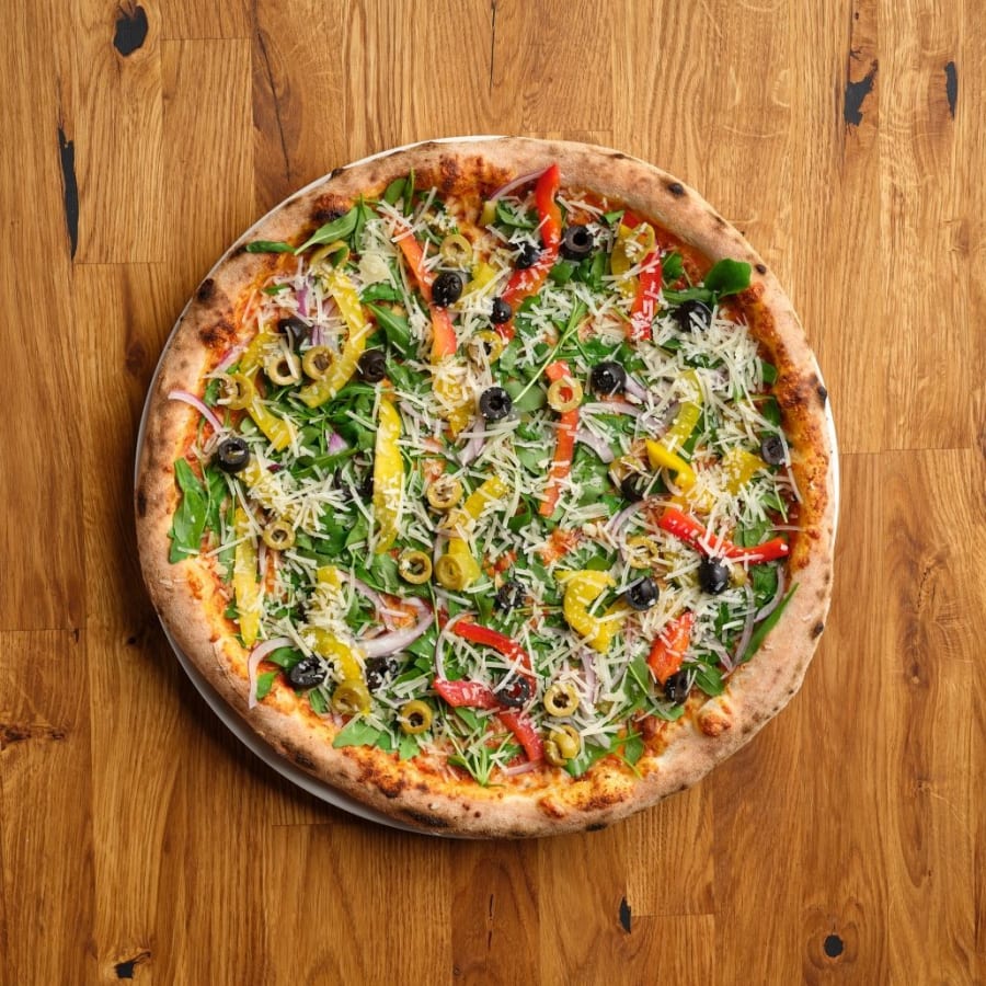 S - Salat Pizza - Fersk
