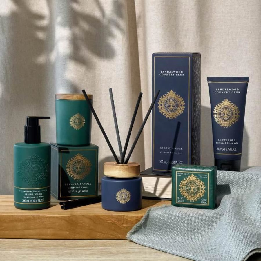 Sandalwood Country Club Green Signature Cedarwood & Moss Hand sápa 300 ml