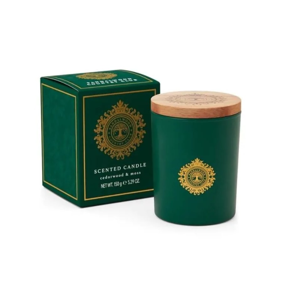 Sandalwood Country Club Green Signature Cedarwood & Moss Ilmkerti 150 gr