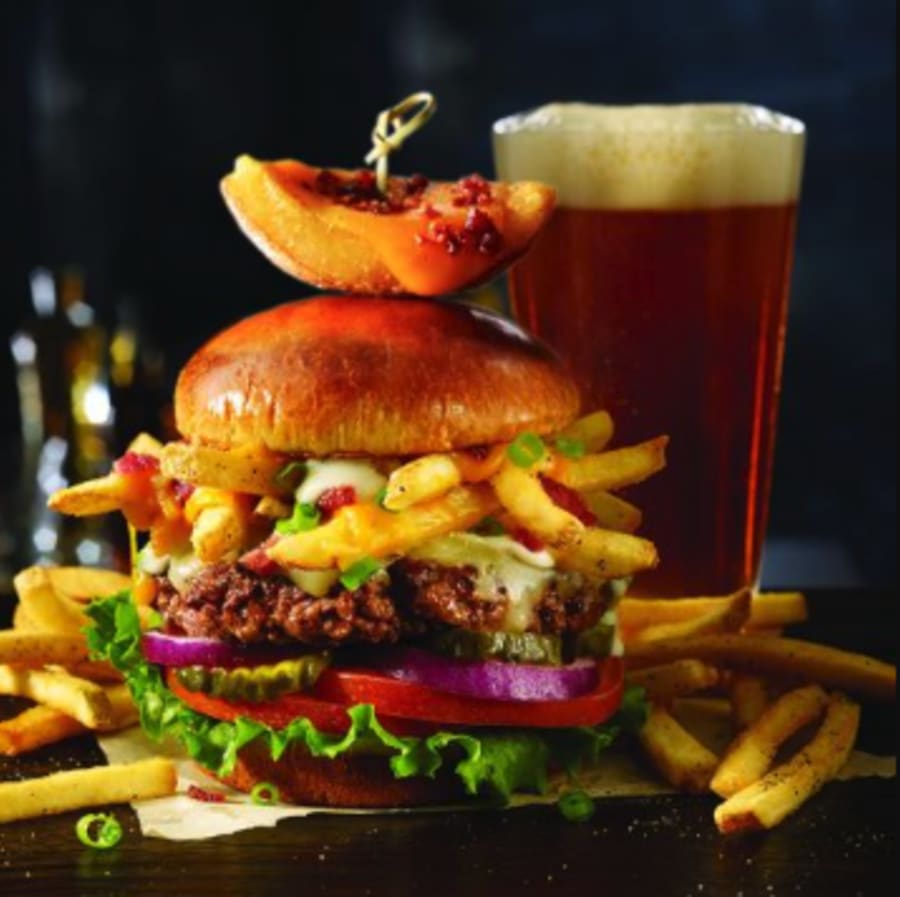Loaded Cheese Fry Burger