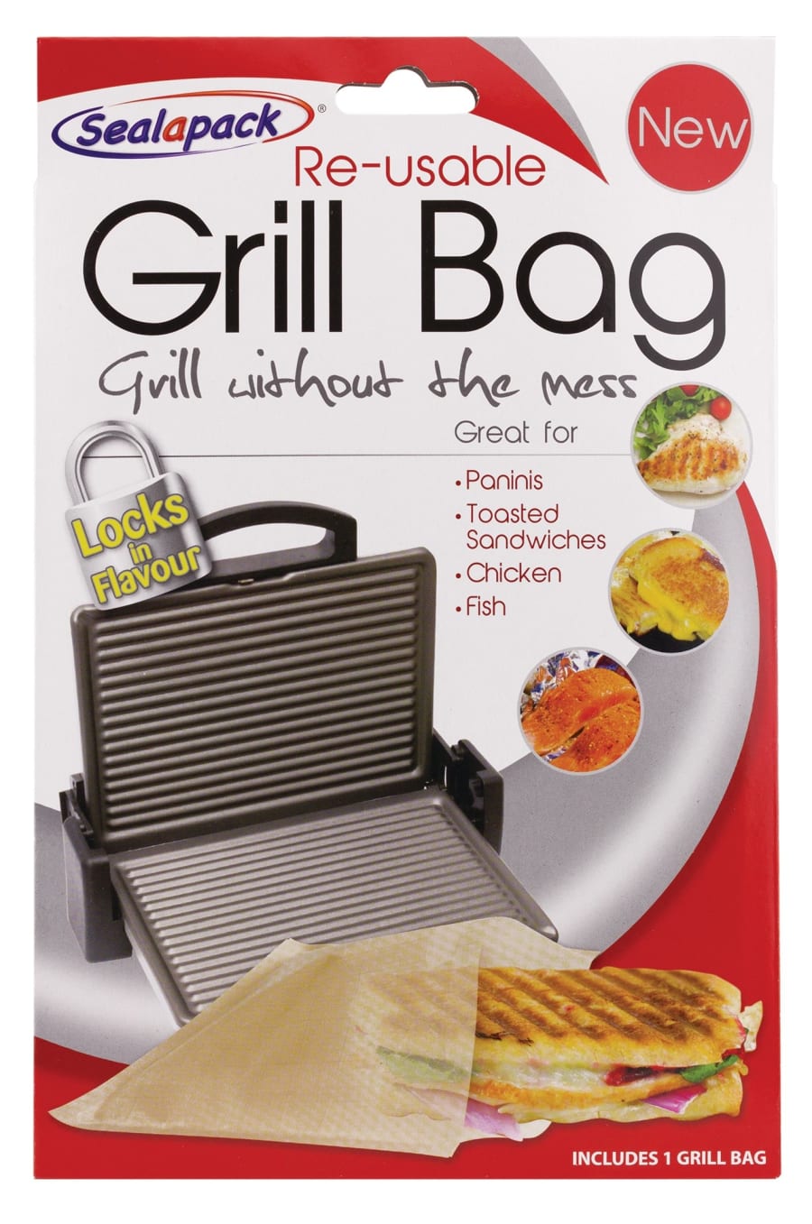 Seal-A-Pack Grill Poki fjölnota 1 stk
