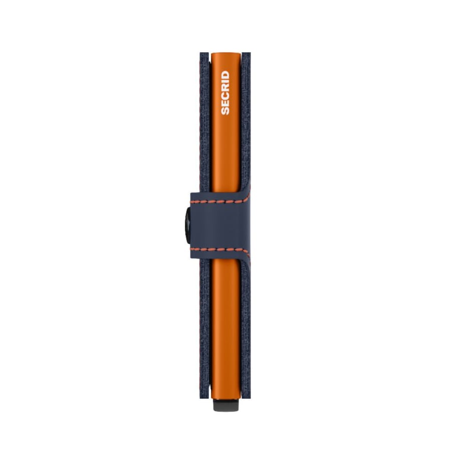 Secrid Miniwallet - Matte Nightblue/Orange