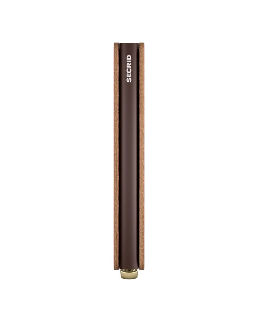 Secrid Slimwallet - Emboss Lines - Cognac Brown