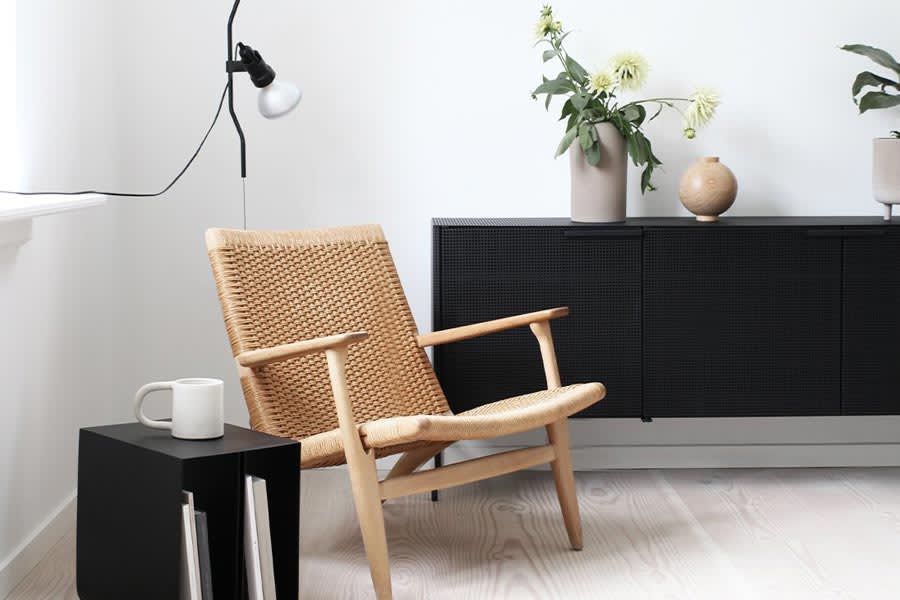 Grid skenkur | Svartur