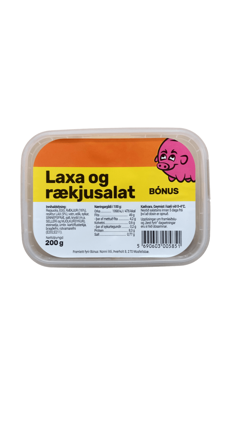 Bónus Laxa og rækjusalat 200 g