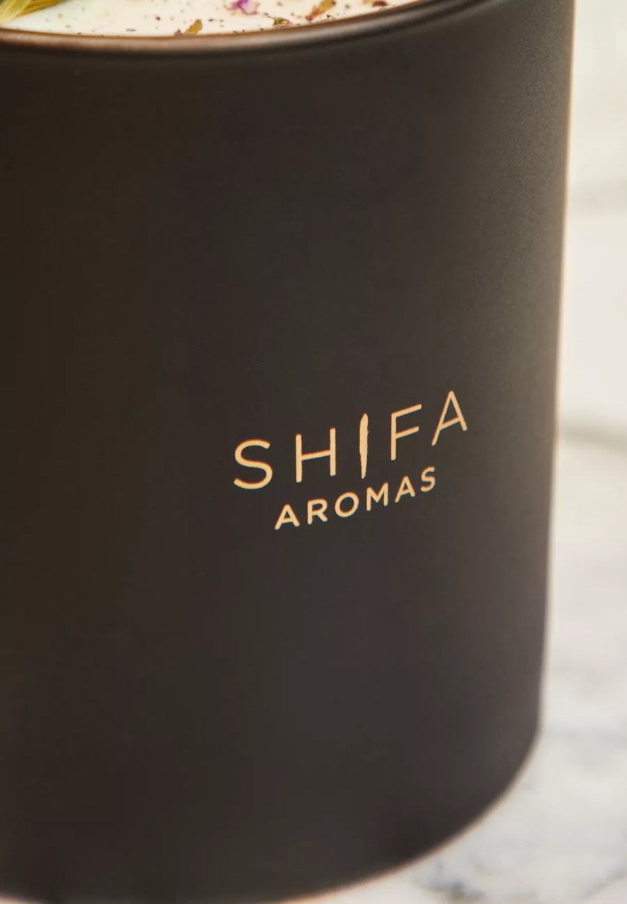 Shifa Aromas Kashgar Ilmkerti í svörtu glasi 30 cl