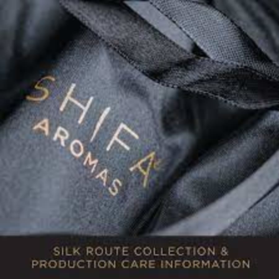 Shifa Aromas Kashgar Ilmkerti í svörtu glasi 30 cl