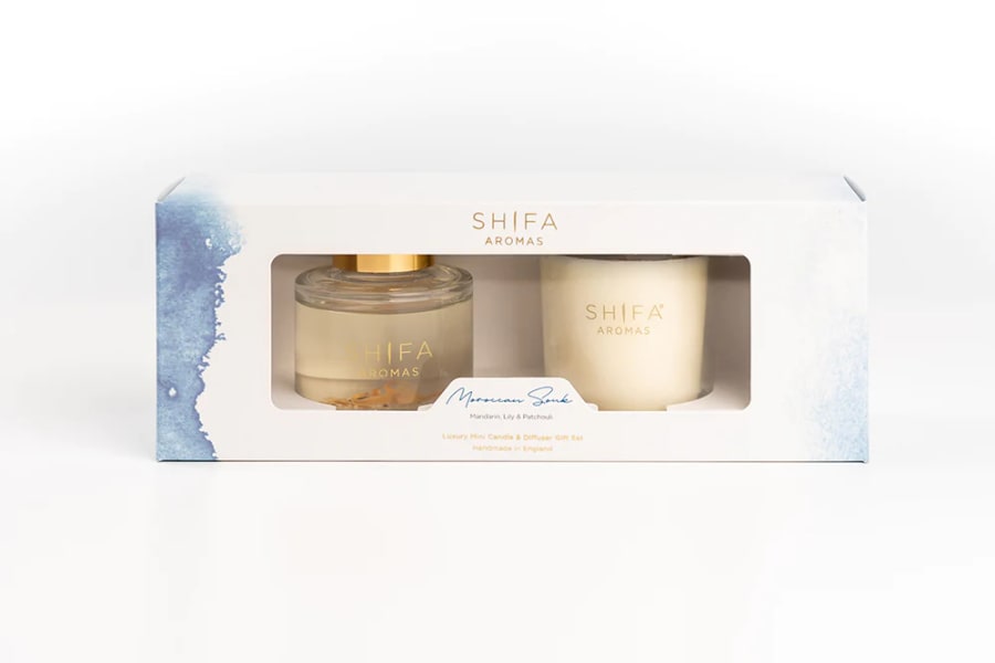 Shifa Aromas Morrocan Souk - Lúxus Kerti & Ilmstangir gjafa sett