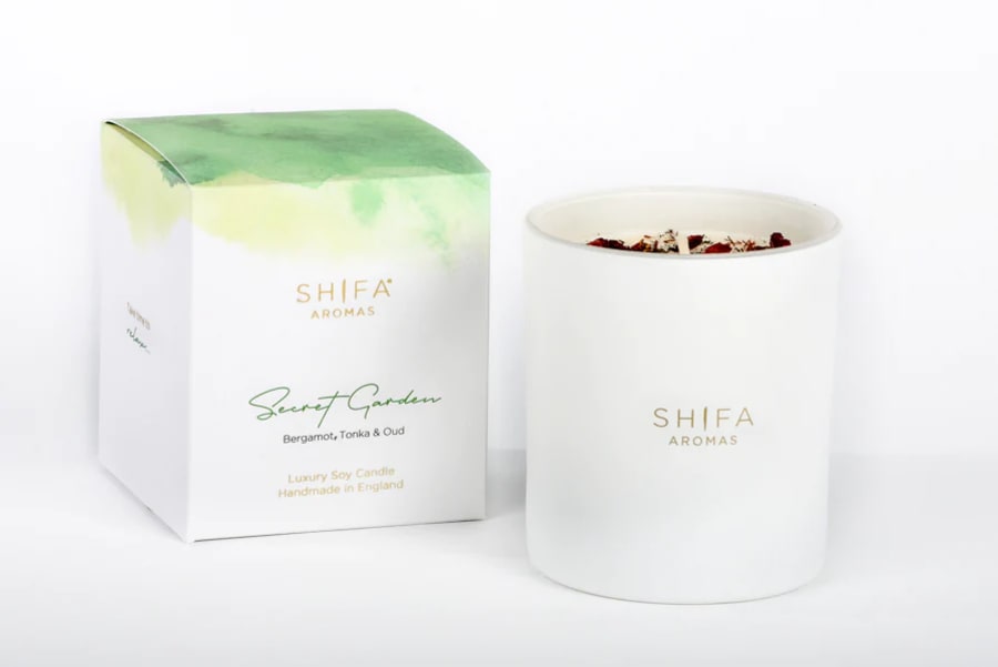 Shifa Aromas Secret Garden - Ilmkerti í glasi 30 cl
