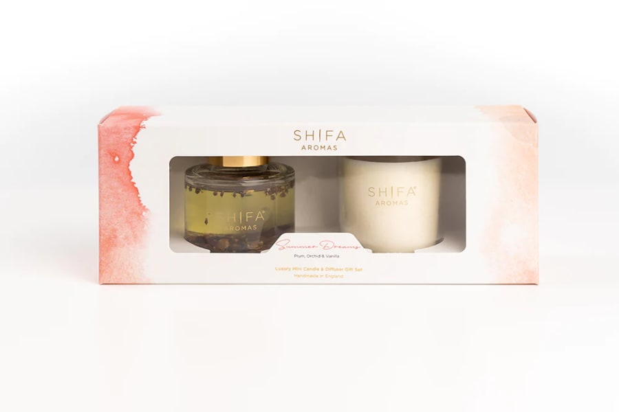 Shifa Aromas Summer Dreams- Lúxus Kerti & Ilmstangir gjafa sett