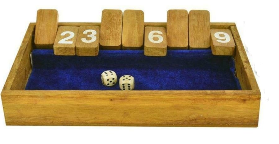Shut the box borðspil