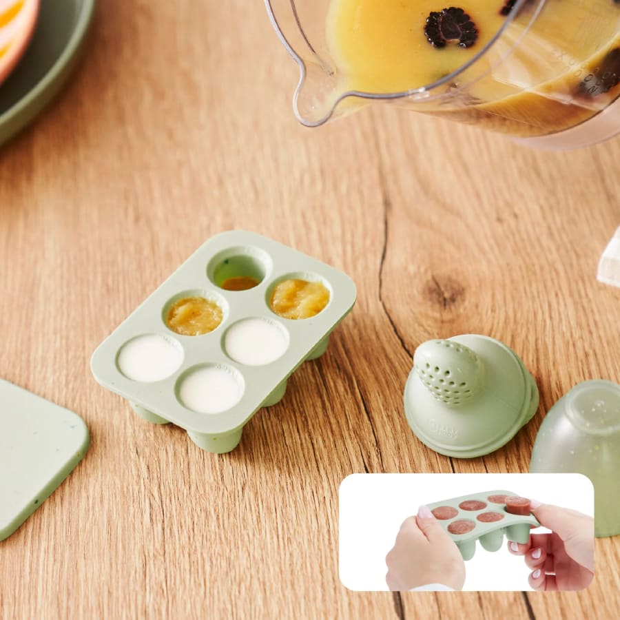Silicone Containers & Feeder Set