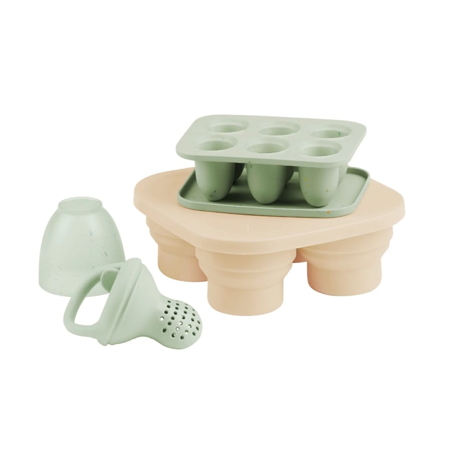 Silicone Containers & Feeder Set