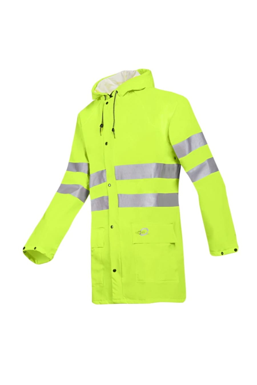 Sioen Unzen regnjakki HiViz gulur