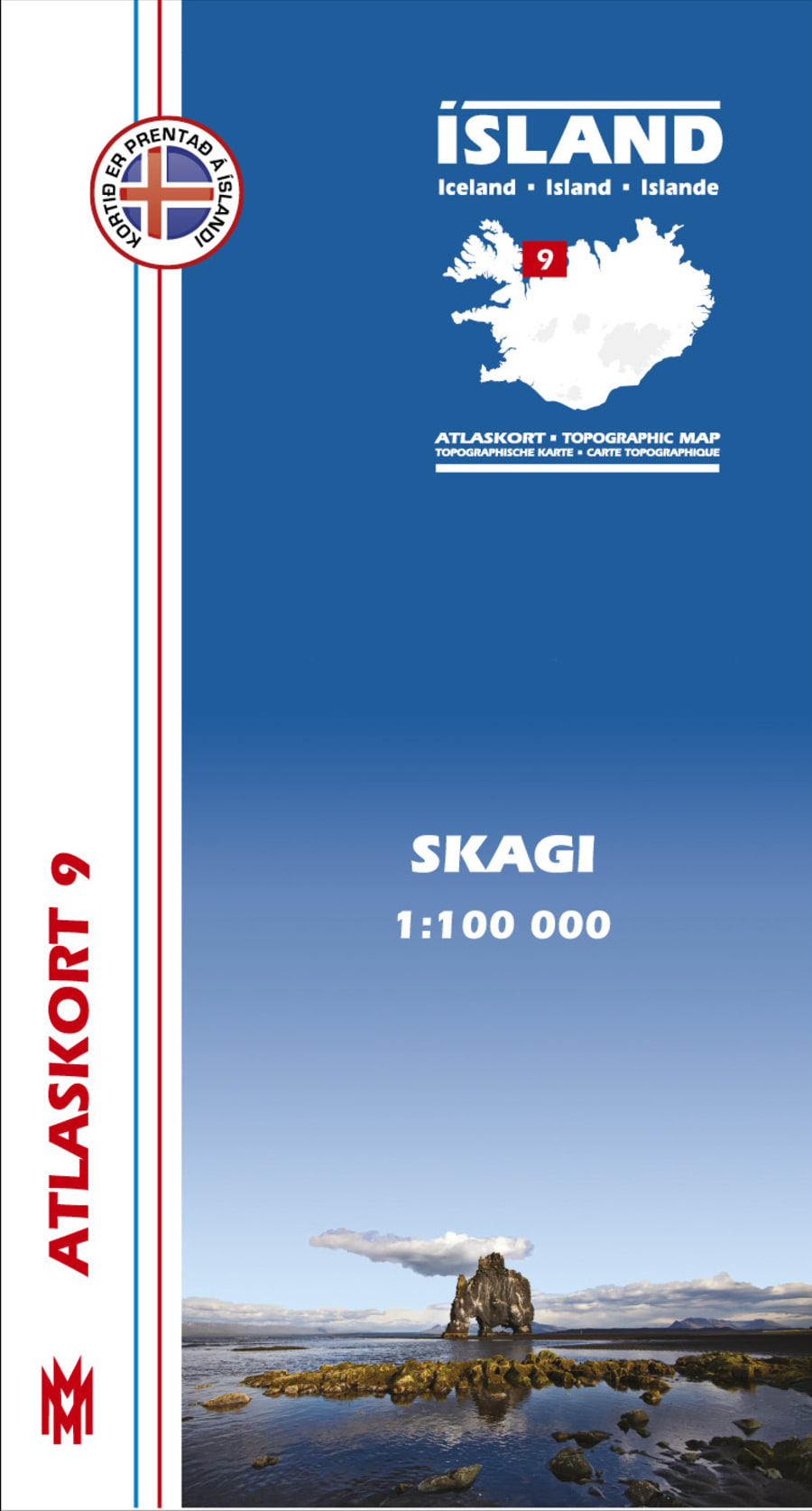 Skagi 1:100 000 - Atlaskort 9