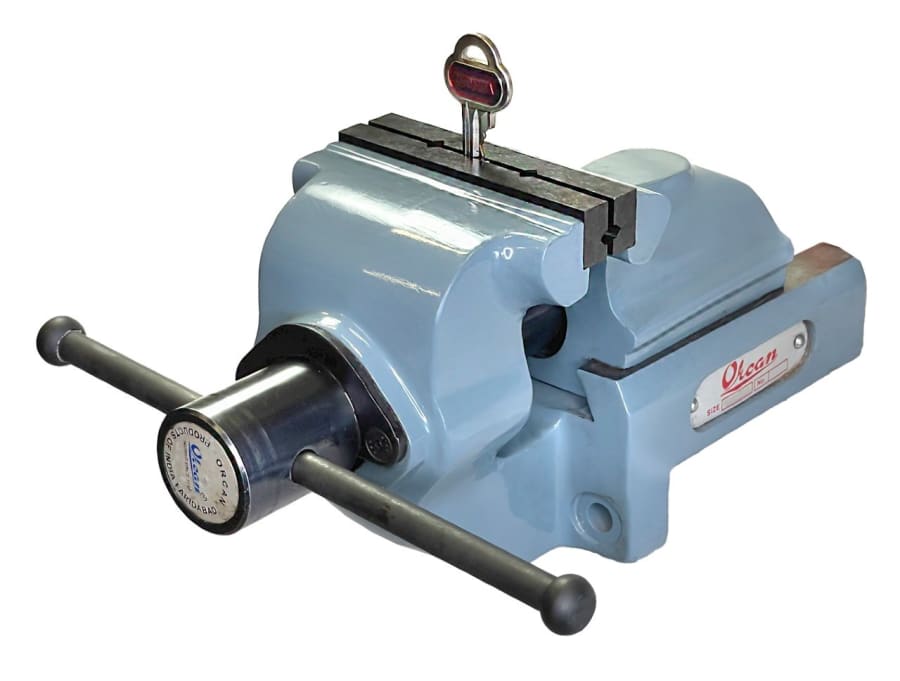 Skrúfstykki 075mm 3", afturkjálka