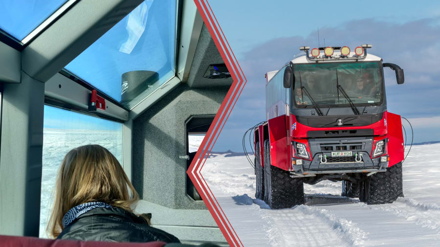 Íshella- og jöklaskoðun fyrir tvo með Sleipnir Glacier Tours