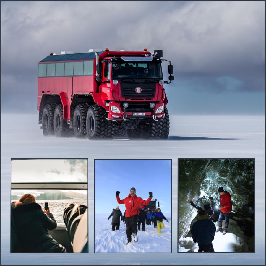 Íshella- og jöklaskoðun fyrir tvo með Sleipnir Glacier Tours