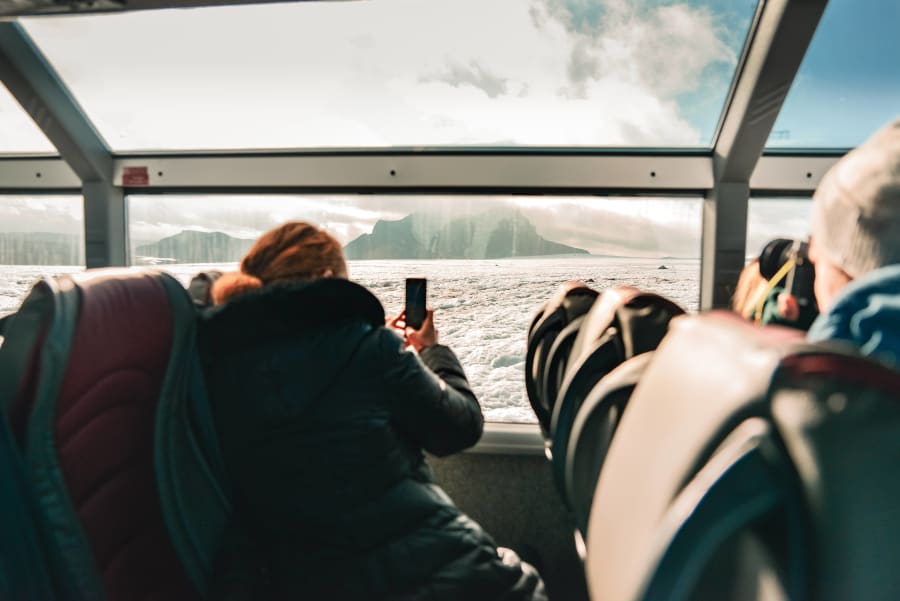 Íshella- og jöklaskoðun fyrir tvo með Sleipnir Glacier Tours