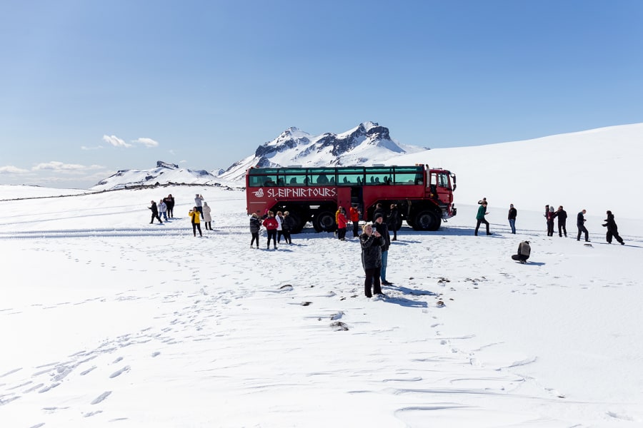 Íshella- og jöklaskoðun fyrir tvo með Sleipnir Glacier Tours