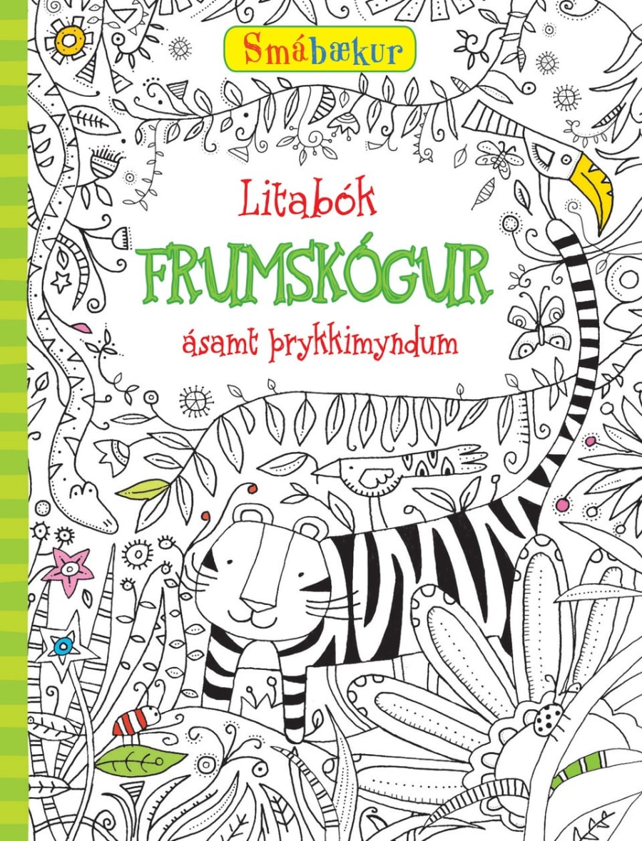 Smábækur - Litabók - Frumskógur