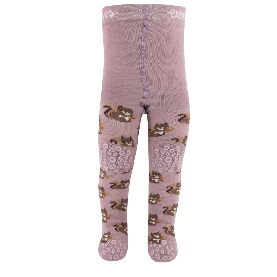 Sokkabuxur með skriðdoppum dustypink