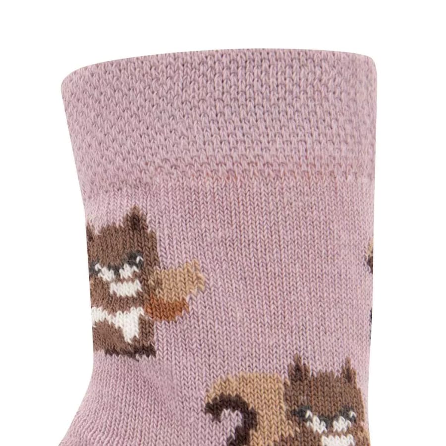 Sokkar með skriðdoppum dustypink