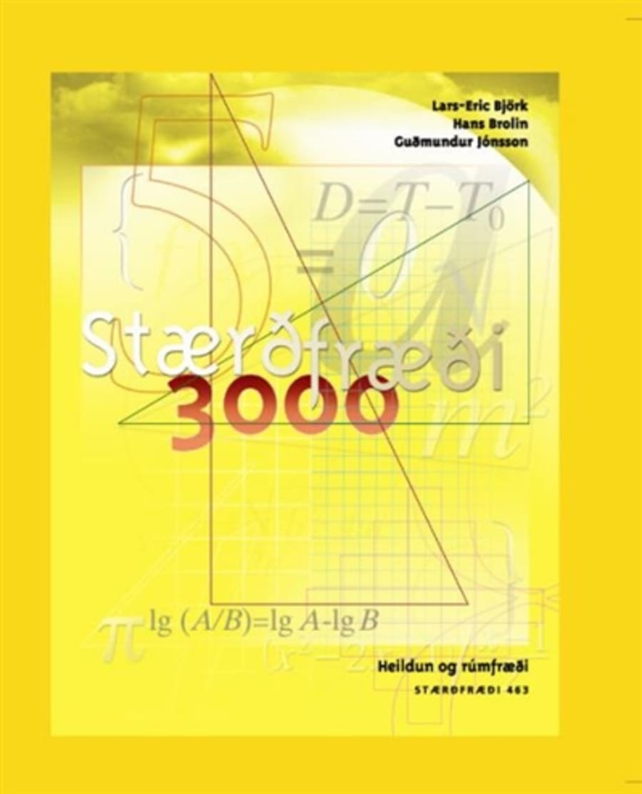 Stærðfræði 3000 – 463 Heildun og rúmfræði