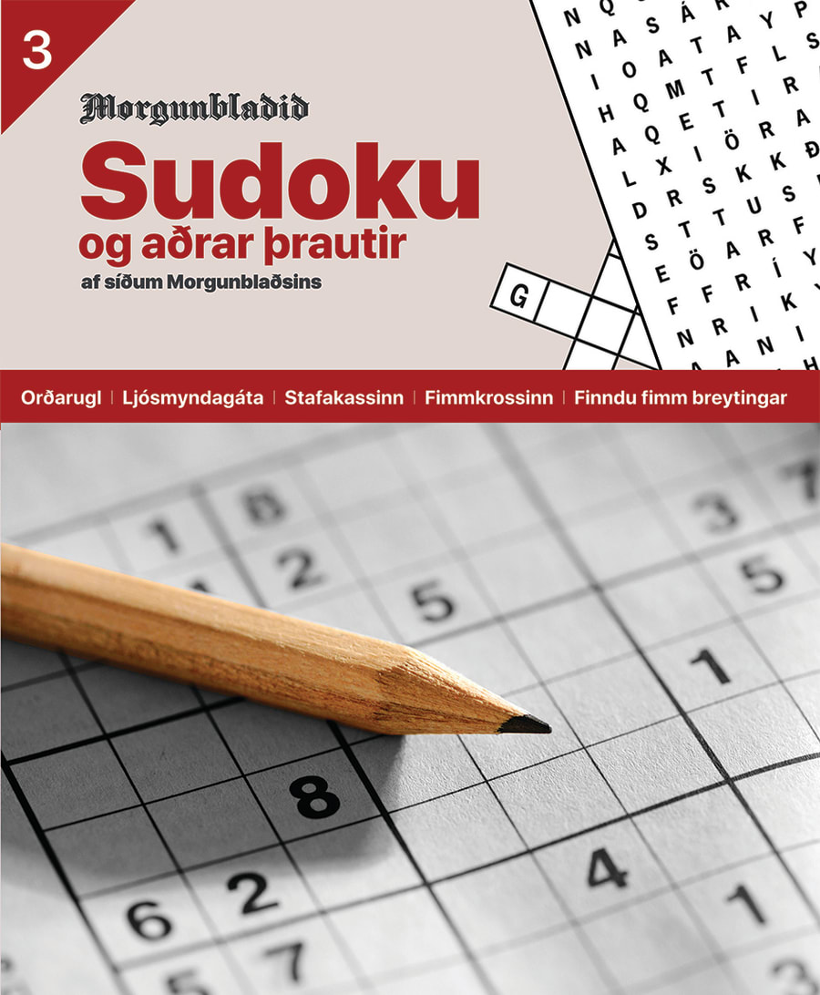 Sudoku og aðrar þrautir bók 3
