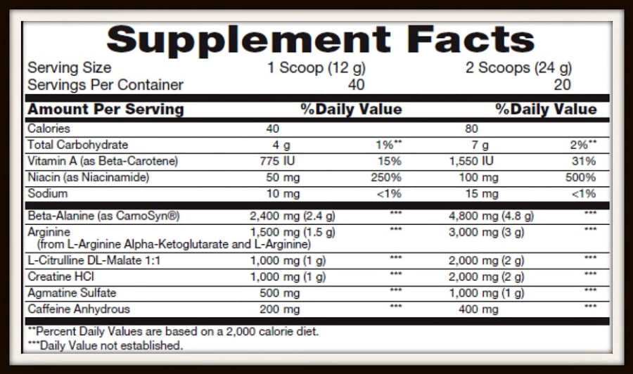 Supercharger PreWorkout fyrir ræktina
