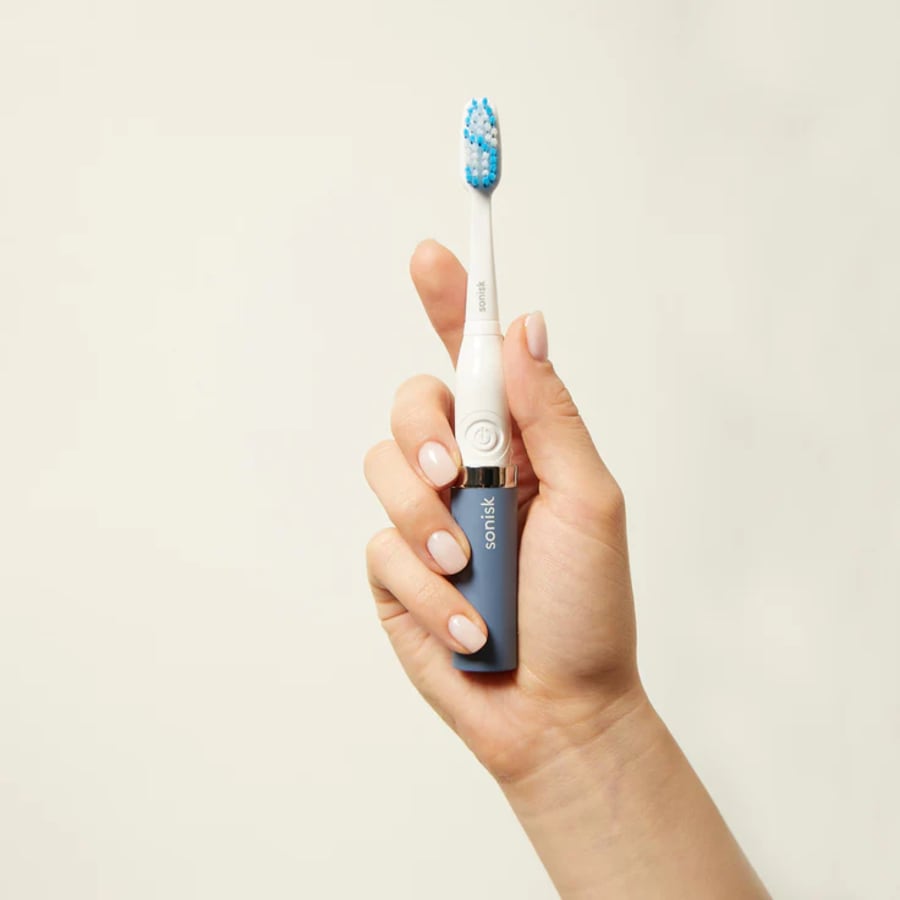 Tannbursti Steel-blue