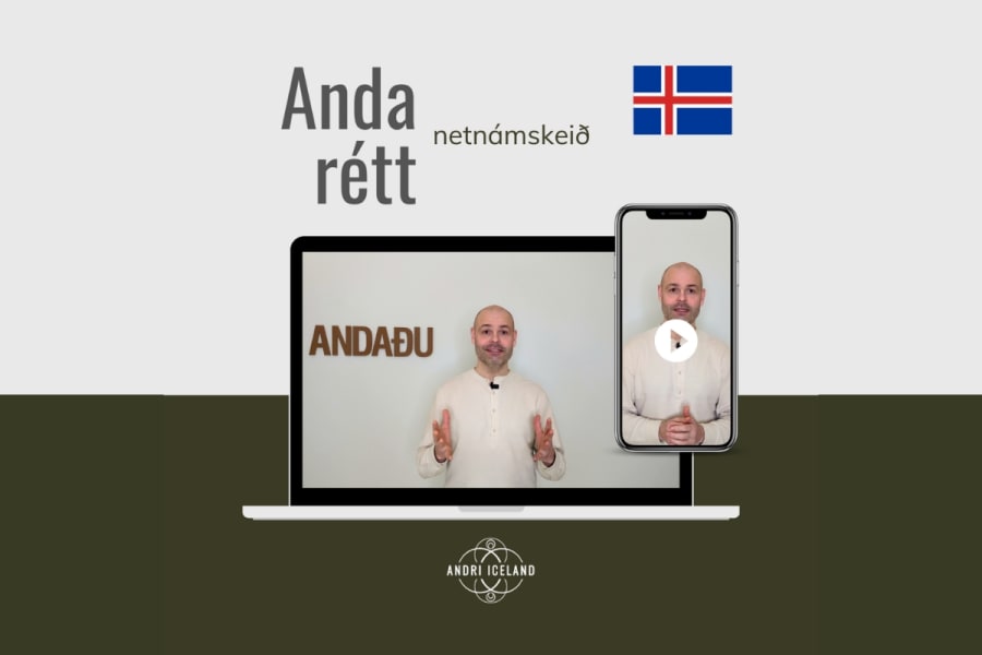 Anda rétt netnámskeið - frá streitu til jafnvægis