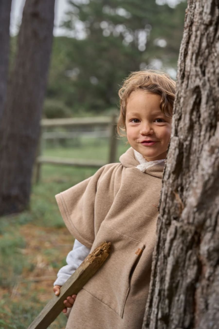 Teddy Brown poncho