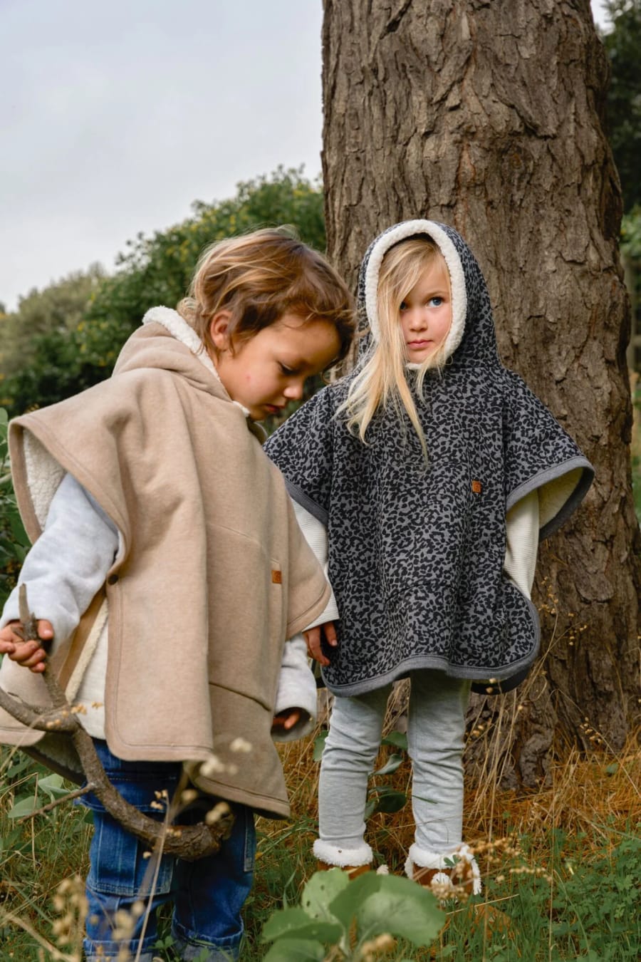 Teddy Brown poncho