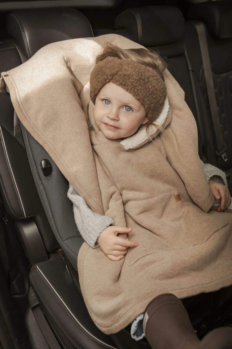 Teddy Brown poncho