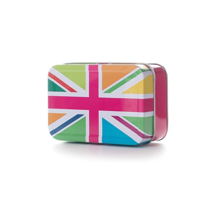 The Sommerset Toileteries Co Union Jack sápa og sápubox Engifer & Límóna 300g